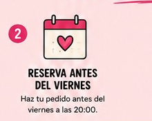 Reserva antes del viernes