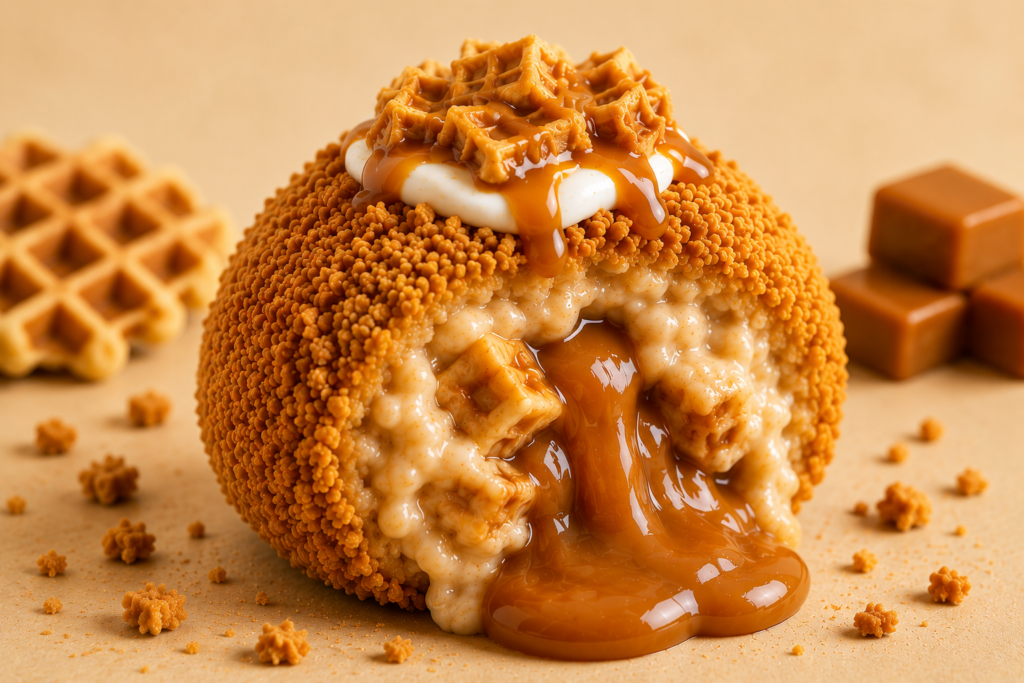 ????Gofre y caramelo