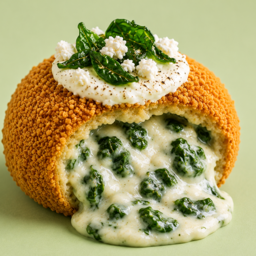 Popeyita - Ricotta, espinacas y parmesano